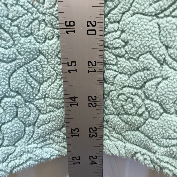 Oscar De La Renta Women’s Green Embossed Floral Scoop Long Sleeve Sweate… - Picture 9 of 10